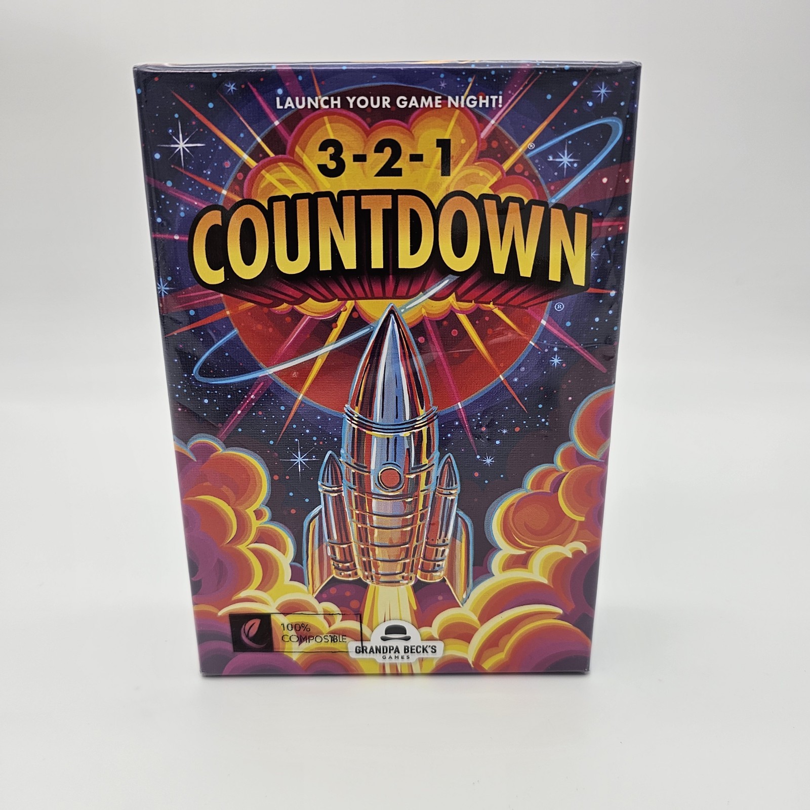 3-2-1 Countdown Card Game Grandpa Beck’s Family Party Game Retro Fun 2-8 Players
