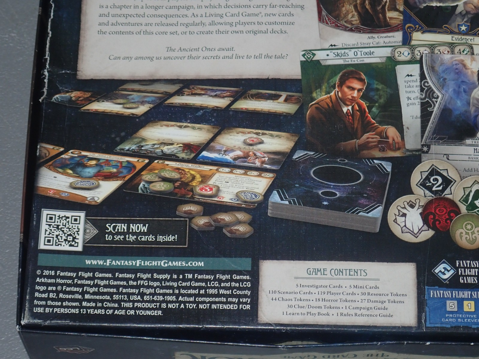 Arkham Horror The Card Game + Elder Sign Arkham Files