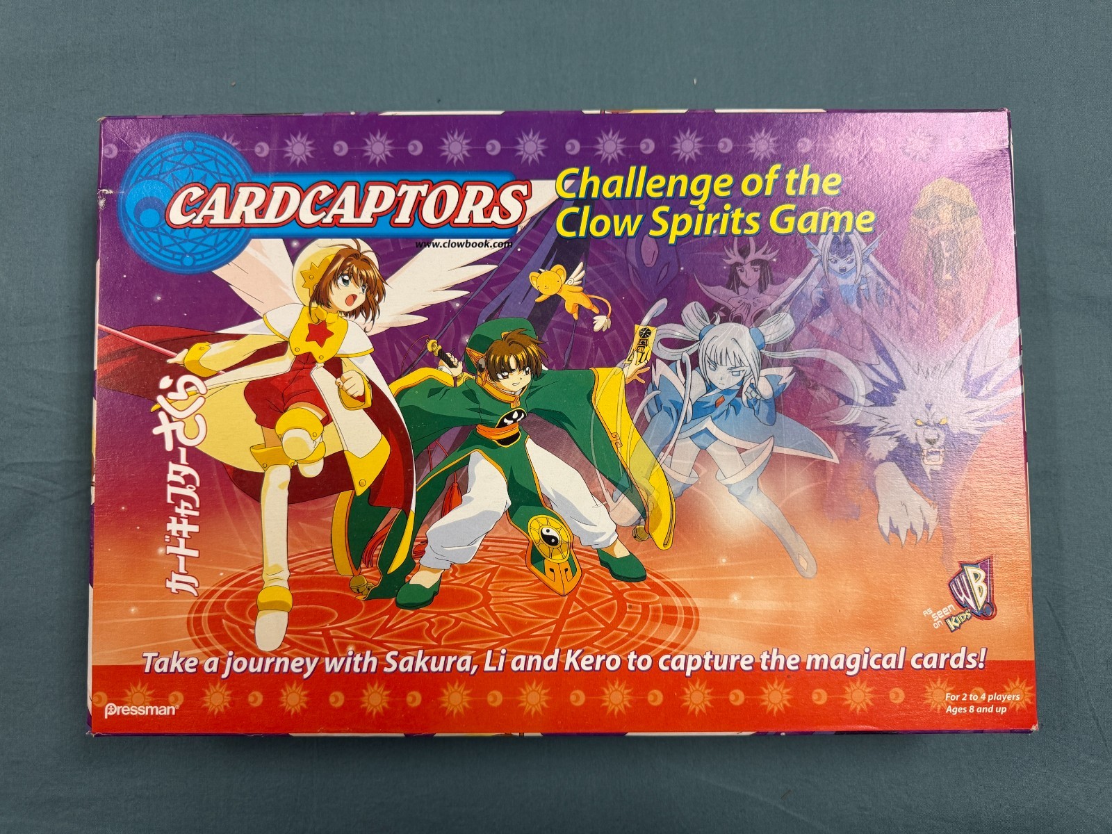 Cardcaptors: Challenge of the Clow Spirits Anime Board Game – 100% COMPLETE 2001