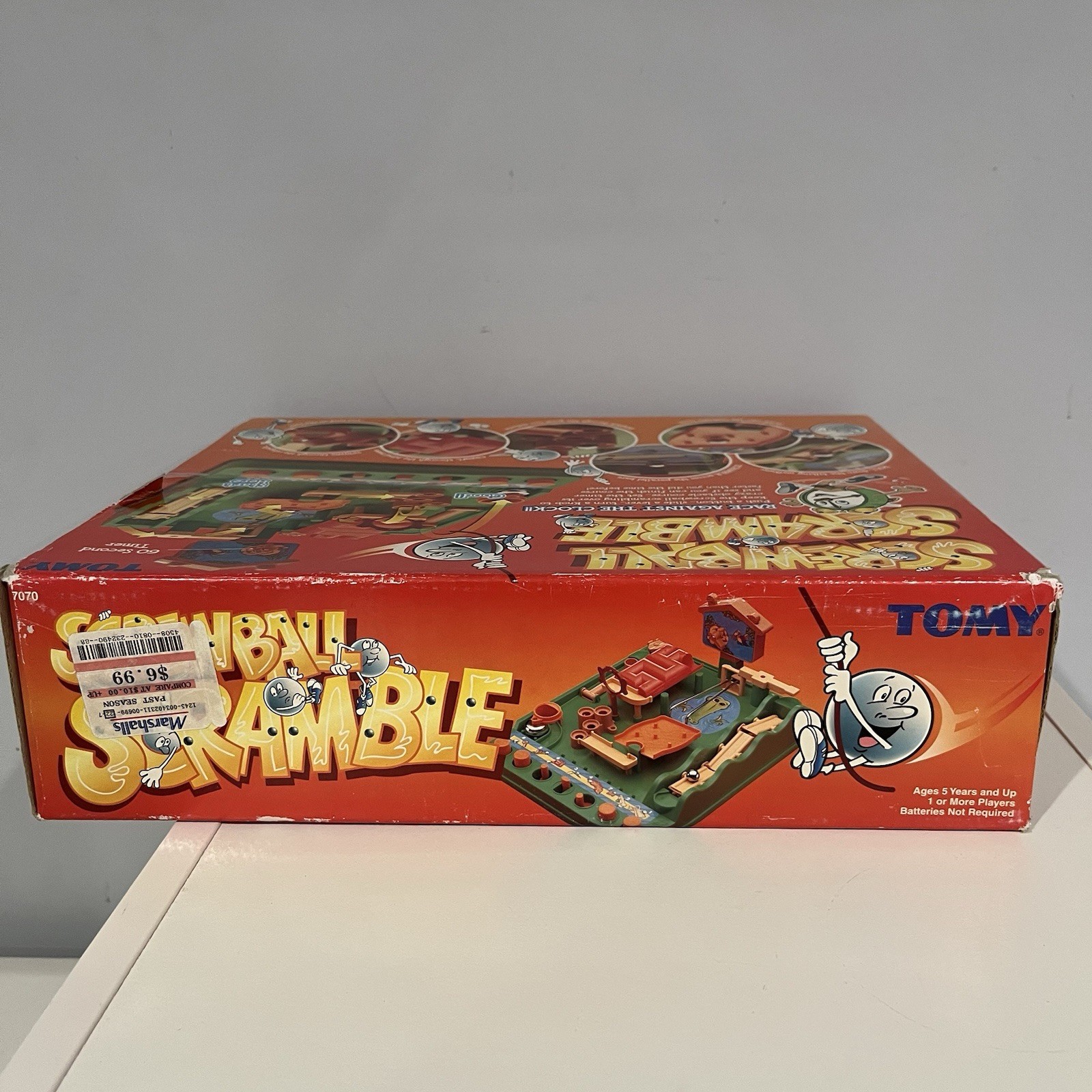 VINTAGE Screwball Scramble Game Tomy Toy Missing Some Parts