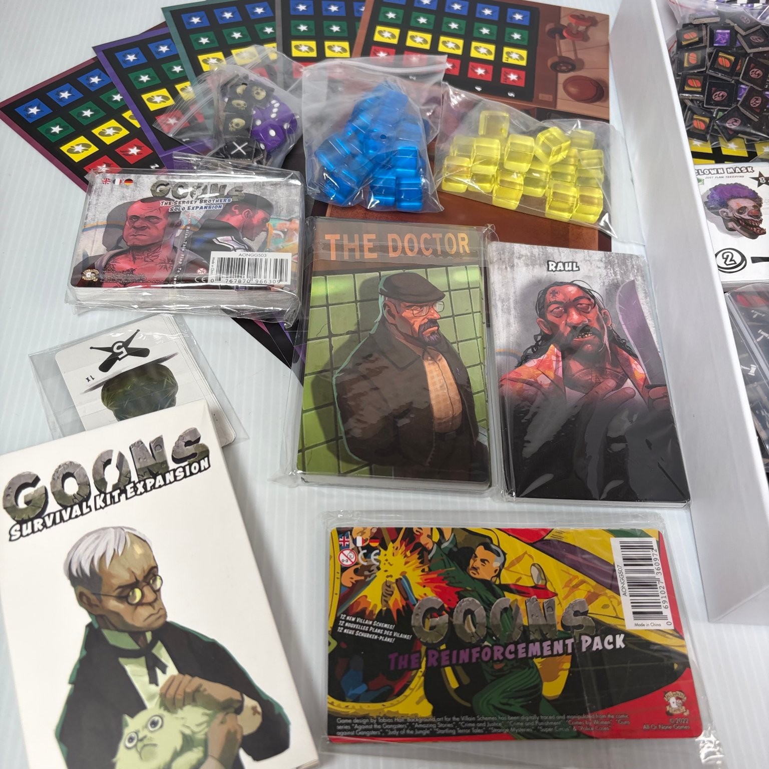 GOONS Kickstarter Headfirst Luxury Goon Pledge Board Game 1-5 Players Rare OOP