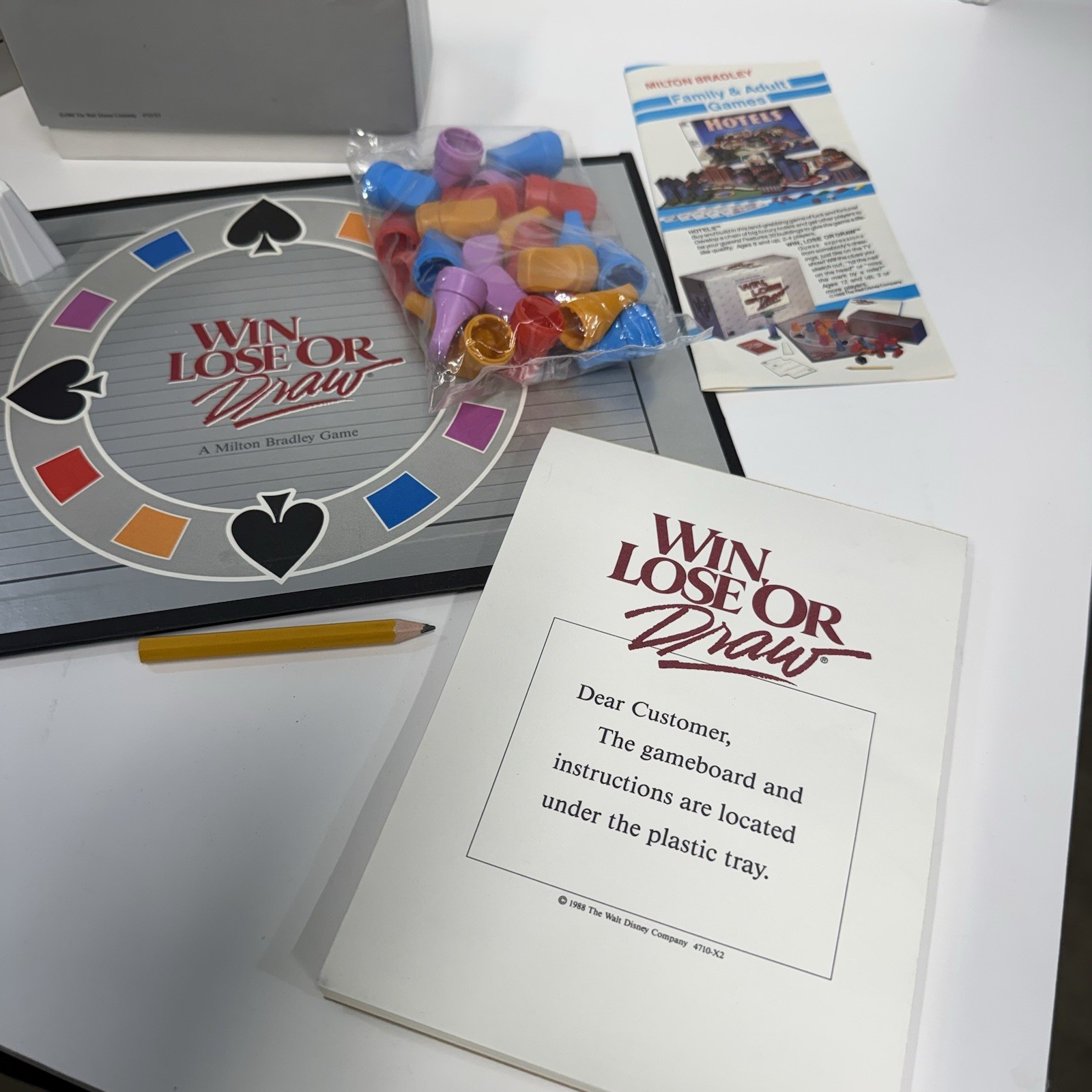 Win, Lose Or Draw The Picture Charades Game Party Edition 1988