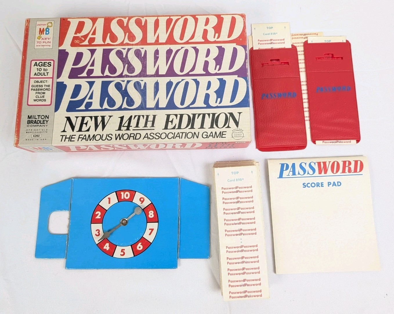 Vintage 1973 Password Game 14th Edition Complete by Milton Bradley