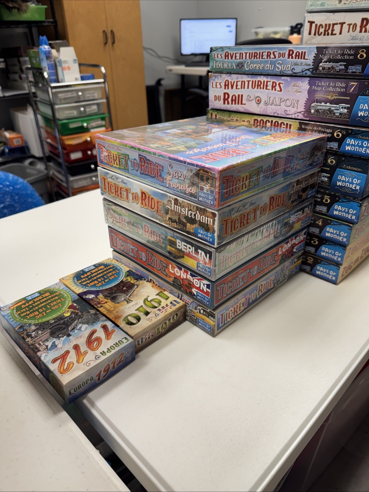 Ticket To Ride- EXPANSION LOT x21 ticket to ride expansions (used & new) ng31101