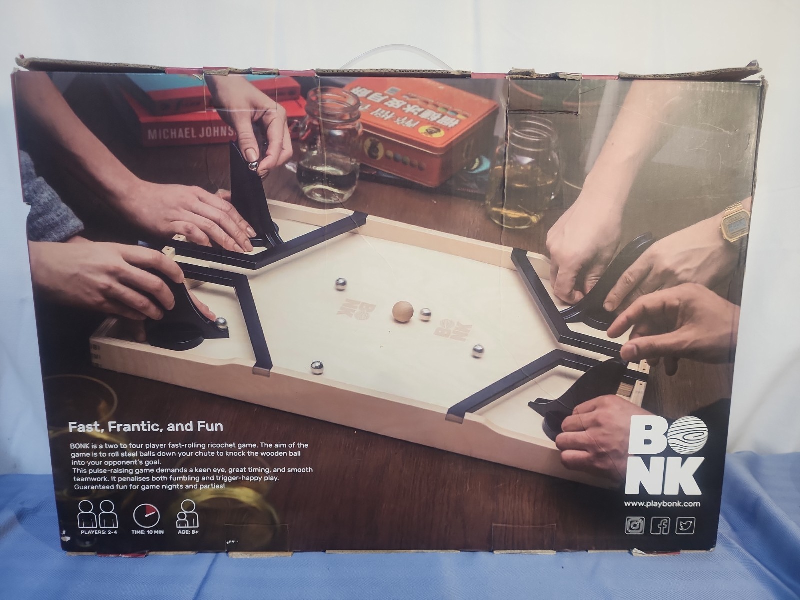 BONK Skill & Action Dexterity Game 2-4 Players Ages 8+ 2019 MPN 6002054