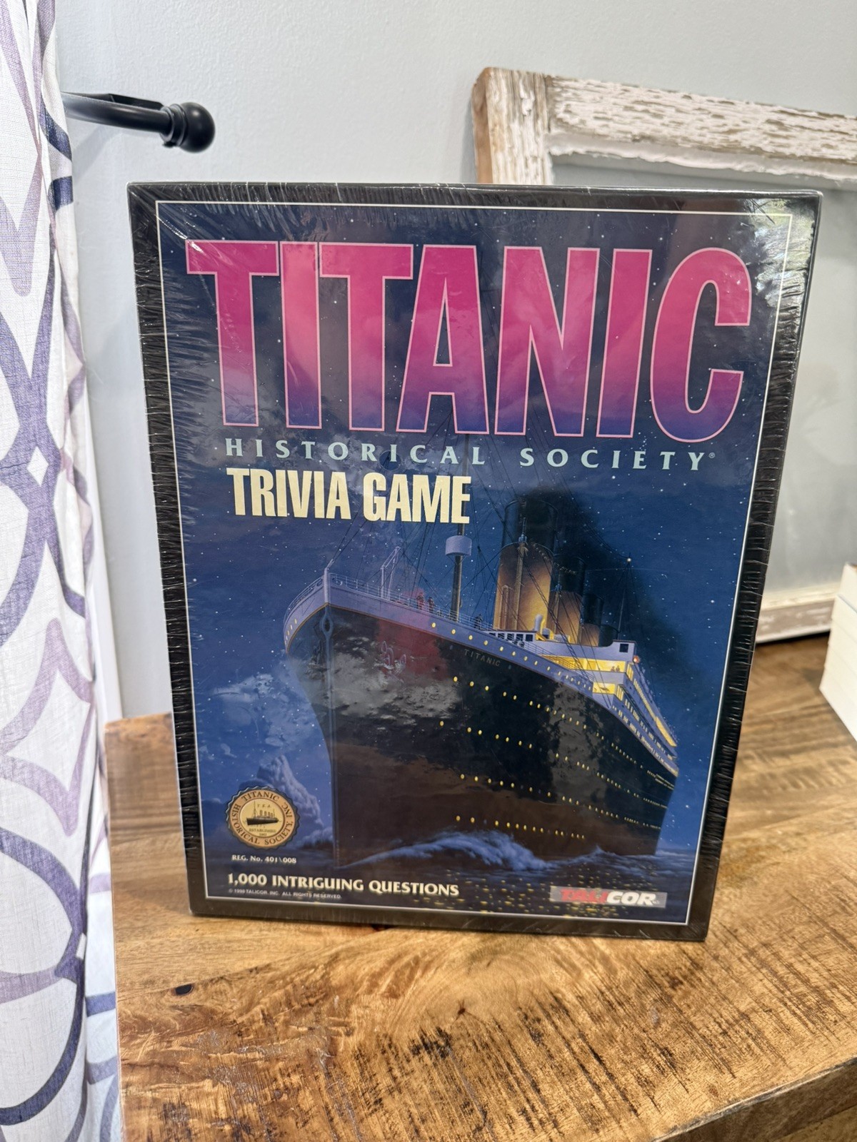 New Trivia Titanic Vintage 1998 Historical Society Talicor Board Game Sealed
