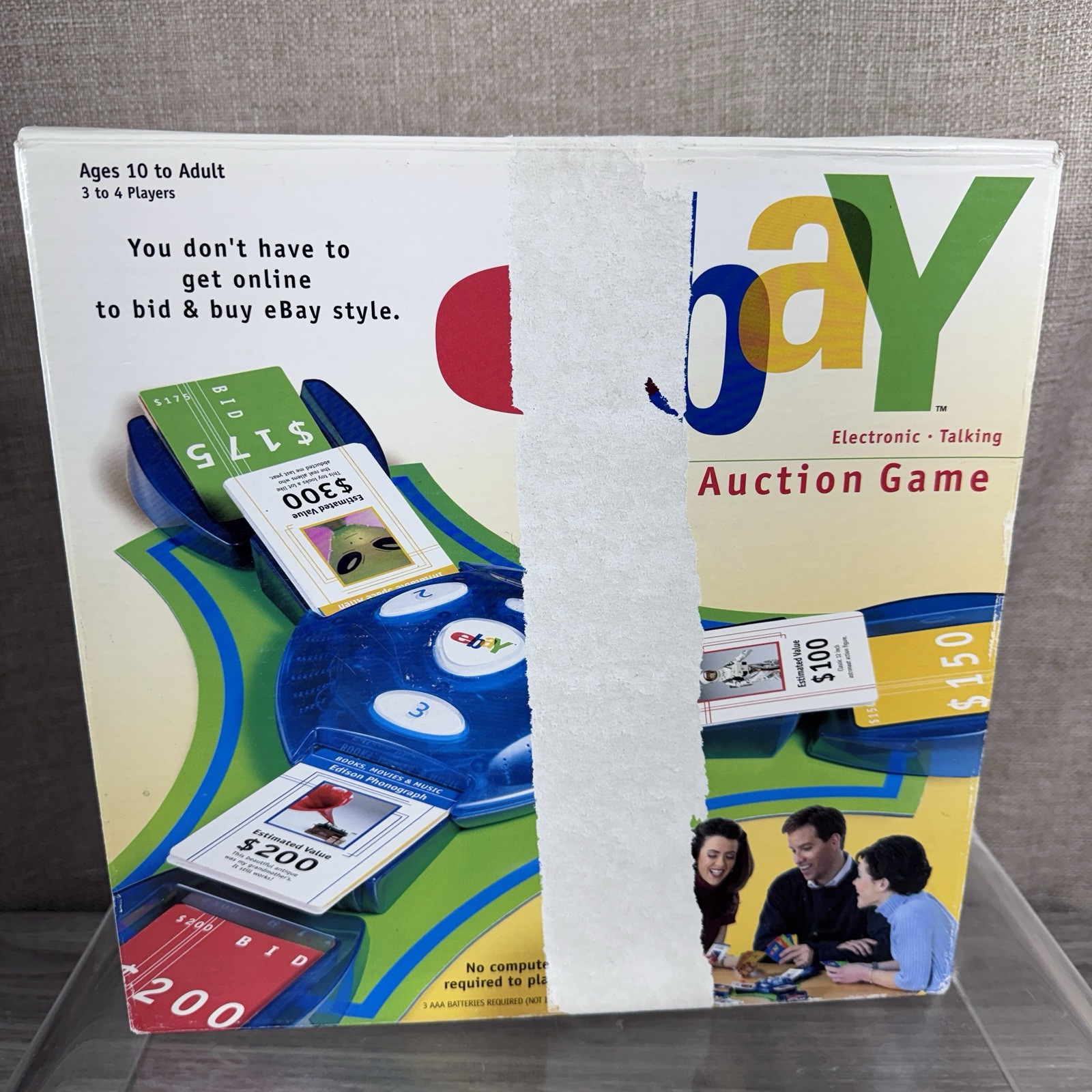 Vintage 2001 EBAY Electronic Talking Auction Board Game Hasbro Parker Bros. New