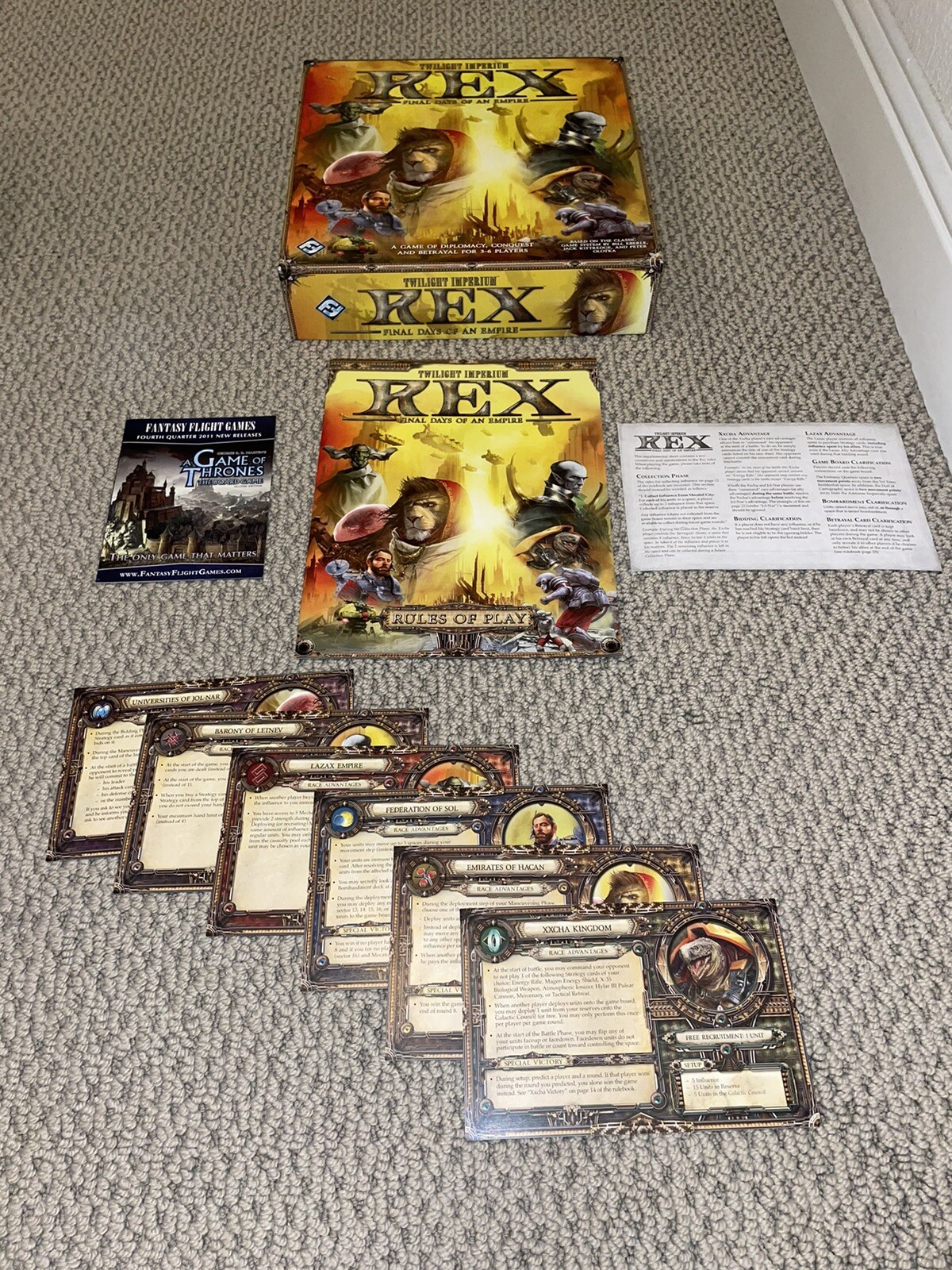 Rex Final Days of an Empire | Twilight Imperium Fantasy Flight | UNPUNCHED!