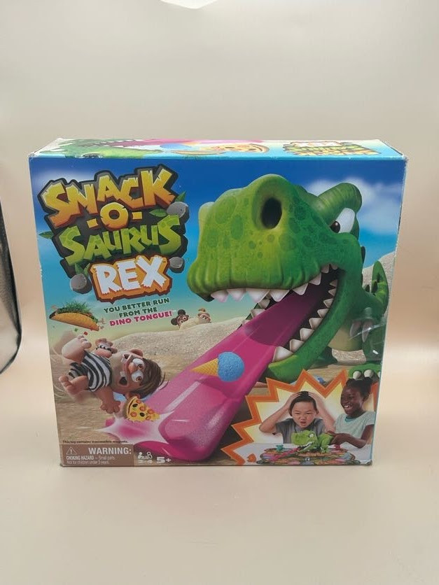 Snack-O-Saurus Rex, Interactive Dinosaur Toy For Kids, Board Games For Family