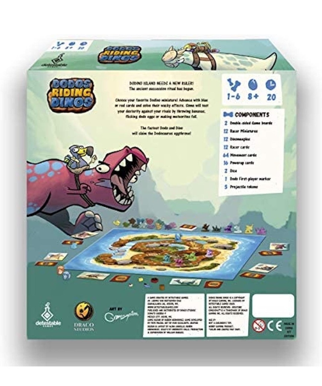 Dodos Riding Dinos Board Game- Brand New Sealed