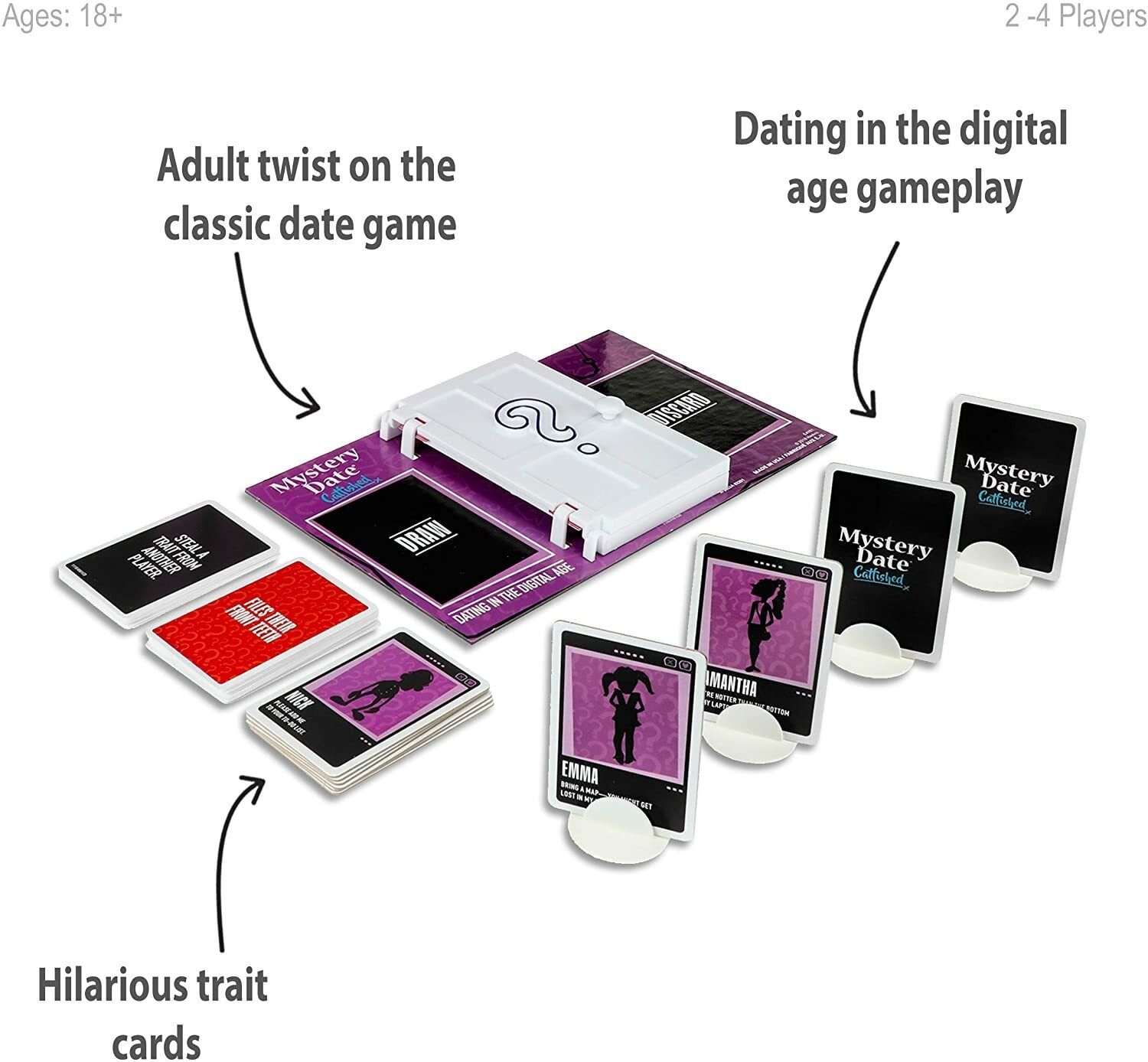 Hasbro Mystery Date Catfished Board Game for Adults Parody