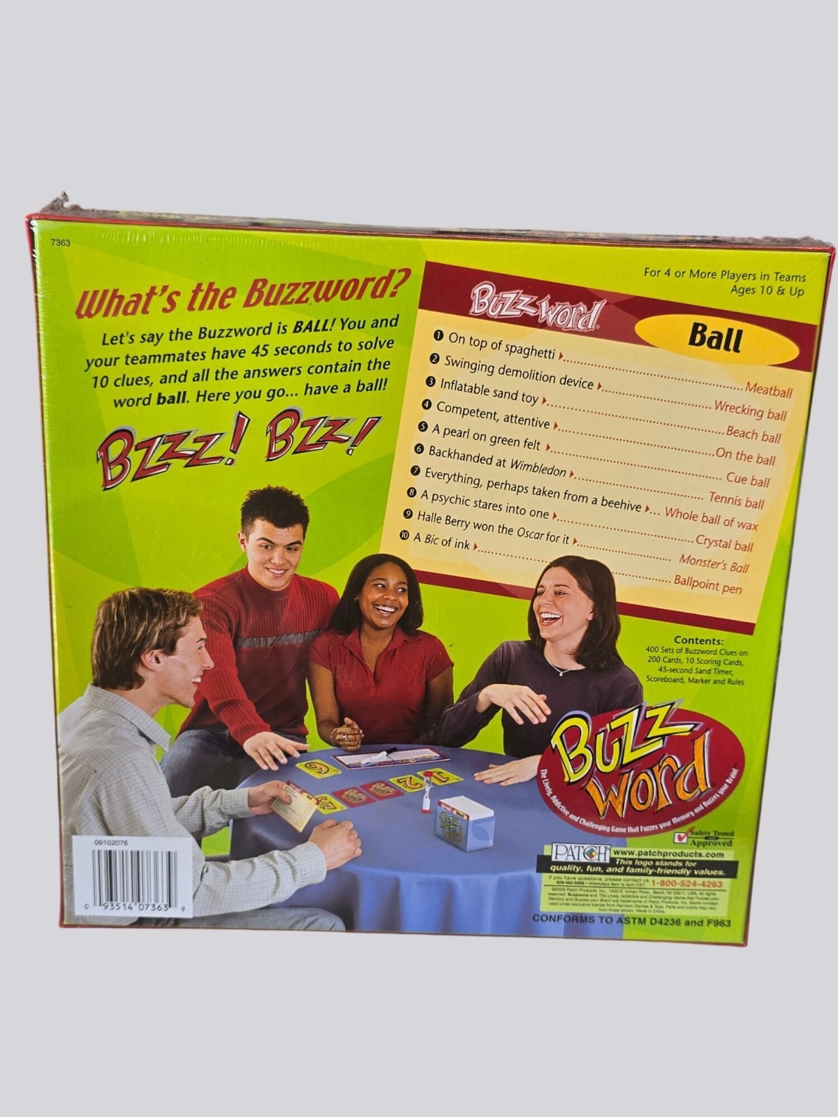 Buzzword Board Game By Patch Products For 4+ Players Ages 10 & Up New Sealed Box