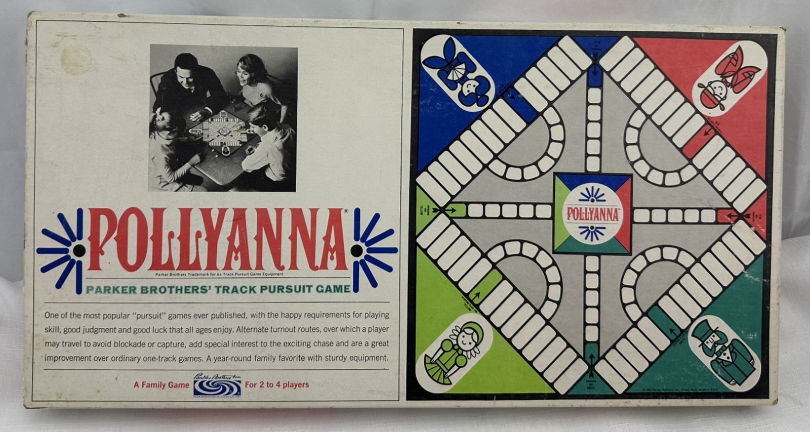 1967 Pollyanna Game by Parker Brothers Complete in Great Condition FREE SHIP