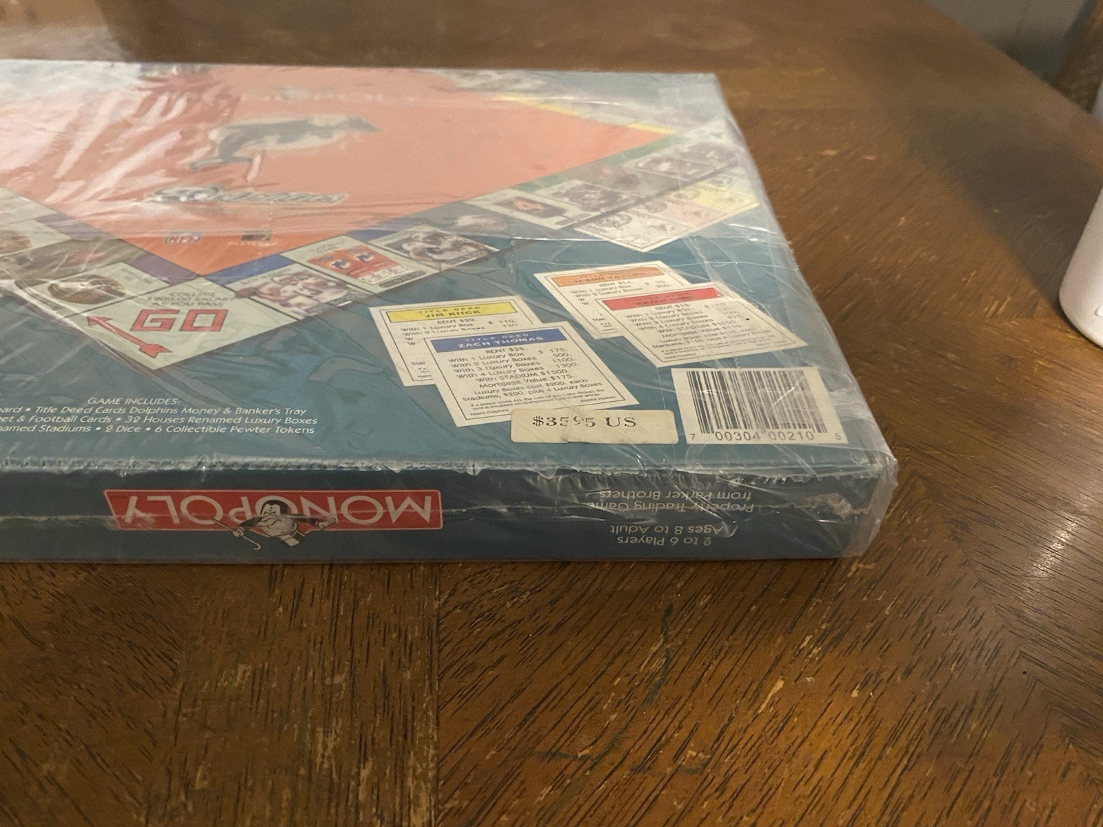 National Football League Miami Dolphins Collectors Edition Monopoly 2004 Sealed