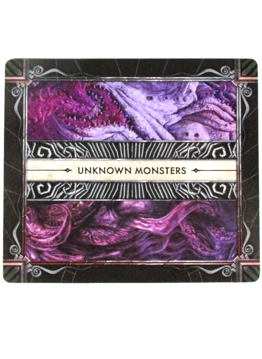 CTHULHU: Death May Die Season 1 UNKNOWN MONSTER CARDS C-Mon NEW!!