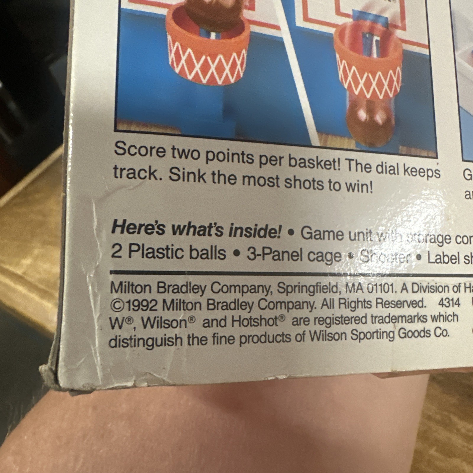 Hot Shot Basketball Travel Games 1992 Milton Bradley + 1996 Hot Shot Soccer