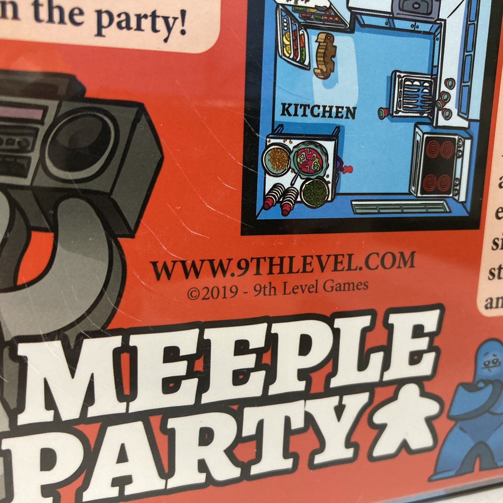 MEEPLE PARTY BOARD GAME English strategy Co-op 9th Level 2019 Oop NEW SEALED