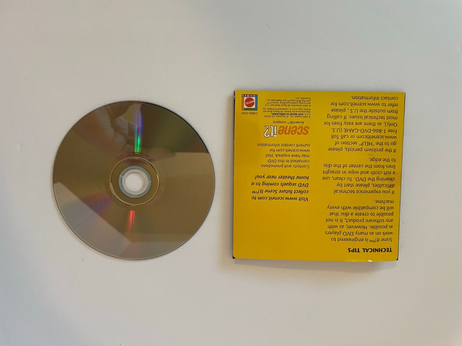 Scene It? The Movie Trivia DVD Board Game 2003 Age 13 – Adult 2 or More Players