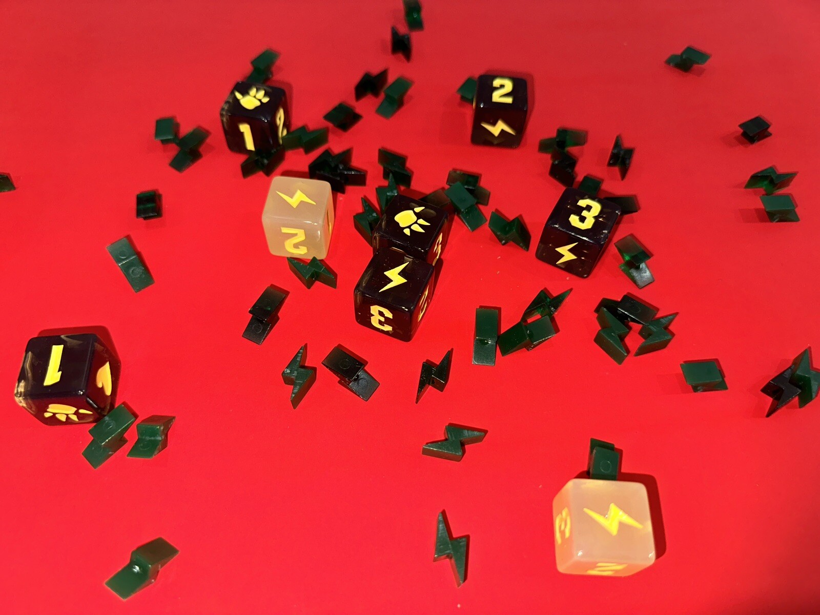 Unofficial King of Tokyo Dark Edition Dice Set & Energy Upgrade / Replacement