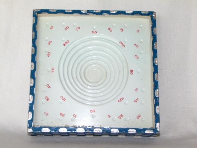 1967 Hand Held DEXTERITY Game Balls into Numbered Divots, Incredibly Frustrating