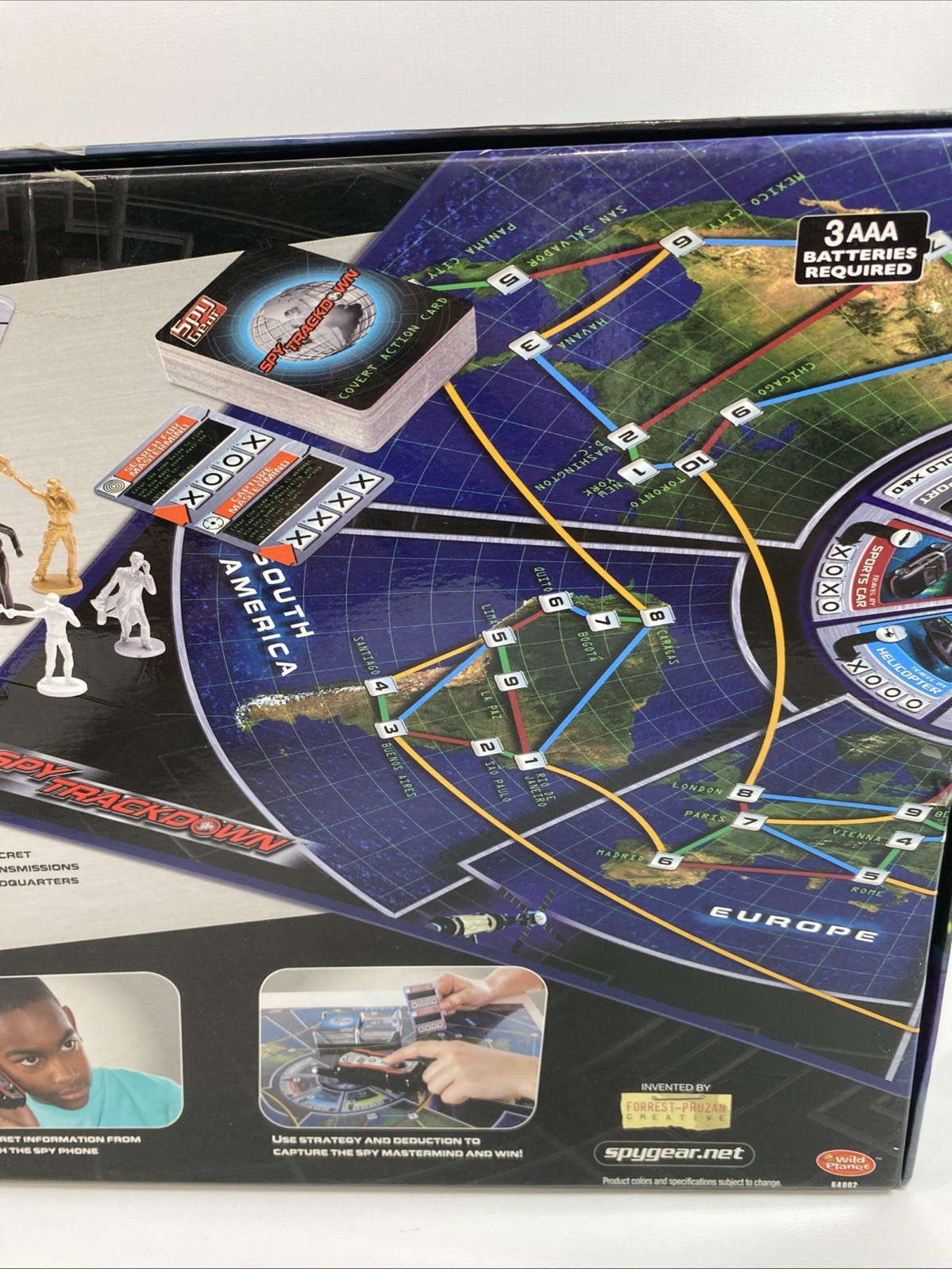 Spy Trackdown Game (For Parts, NOT Complete) Missing Some Cards (Read)