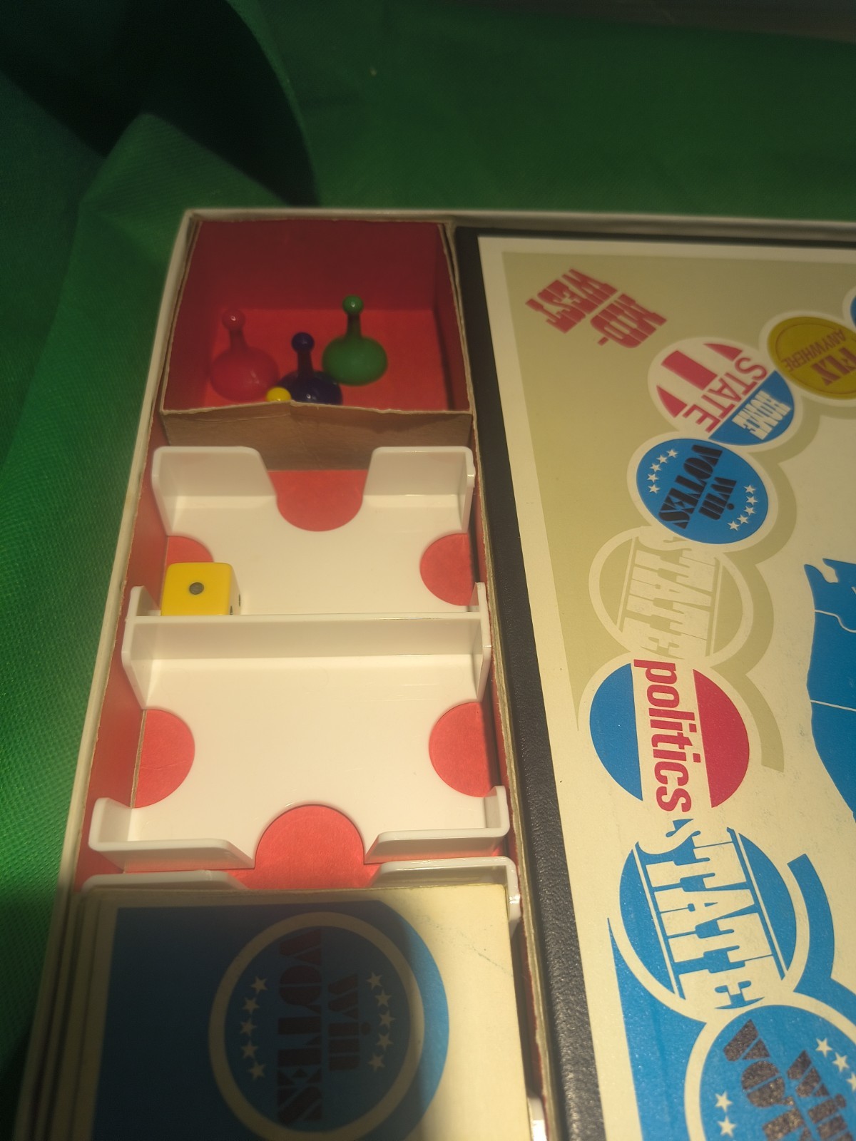 Landslide Parker Brothers Game Power Politics Board Game 1971 Complete Vintage
