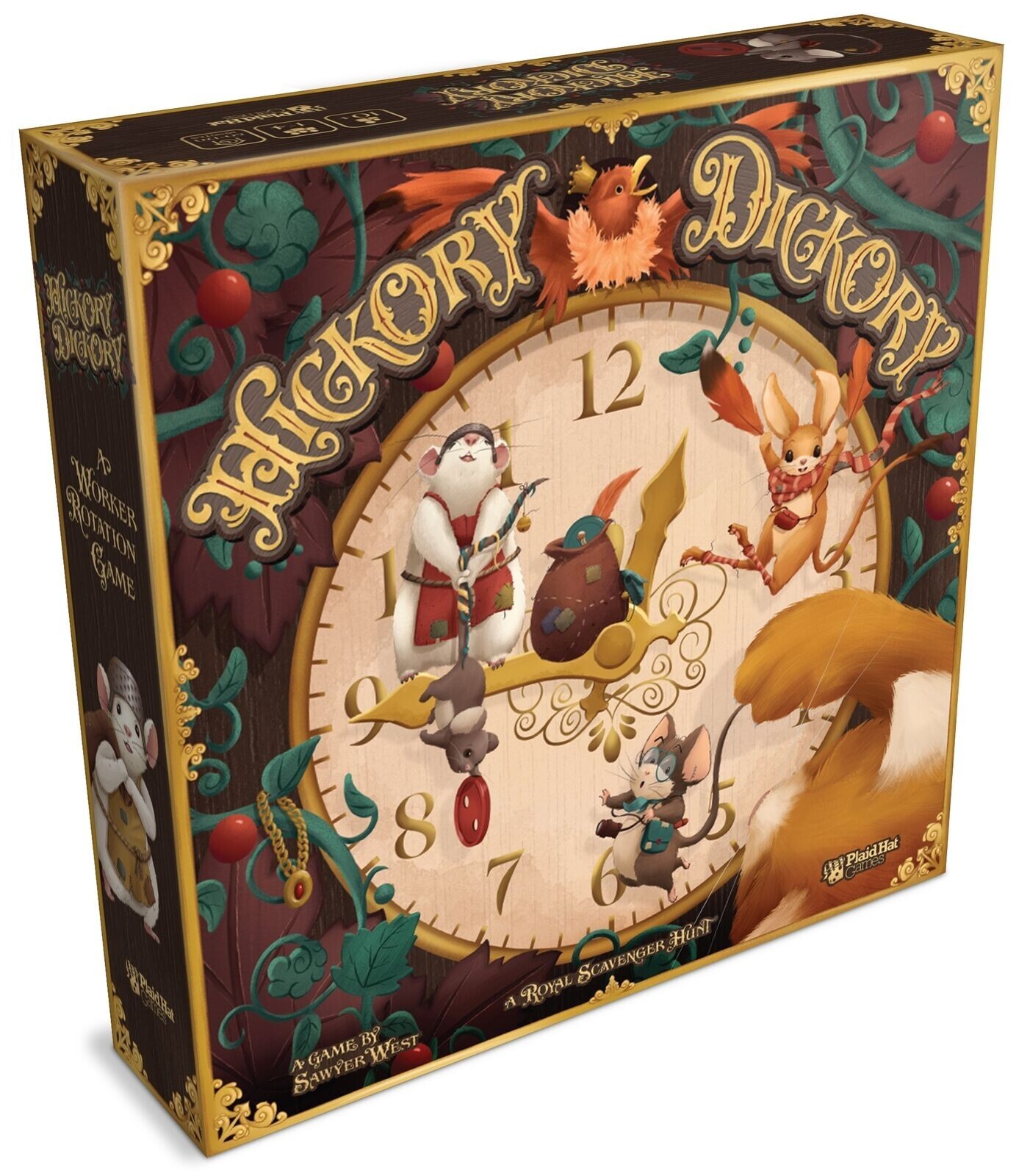 Hickory Dickory Board Game Plaid Hat Games Brand New