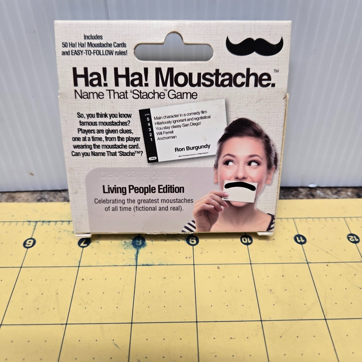 Ha Ha Moustache Card Game Name That Stache Game Living People Edition sealed