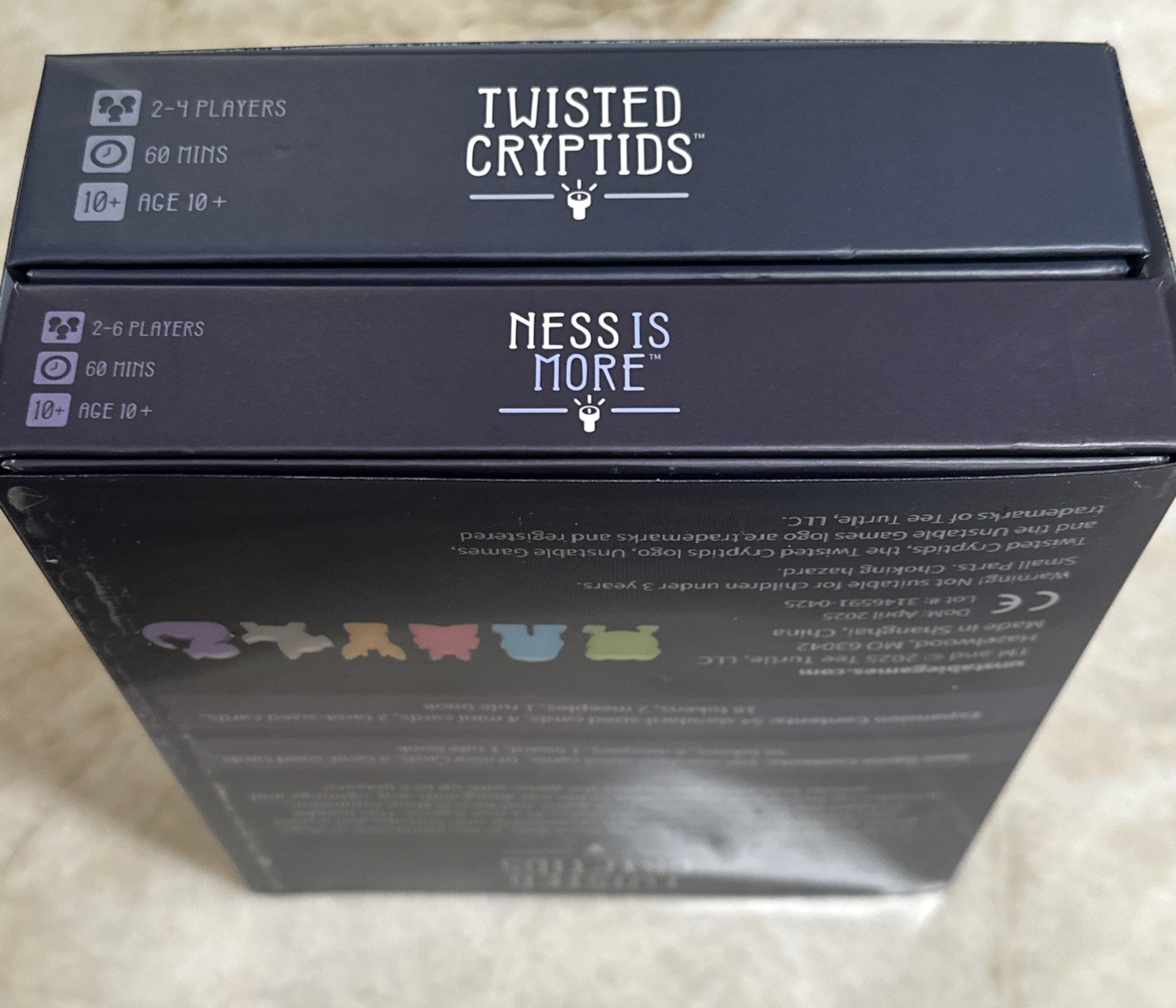 Twisted Cryptids Base + Ness is More Expansion Pack Unstable Game 1/2 New!