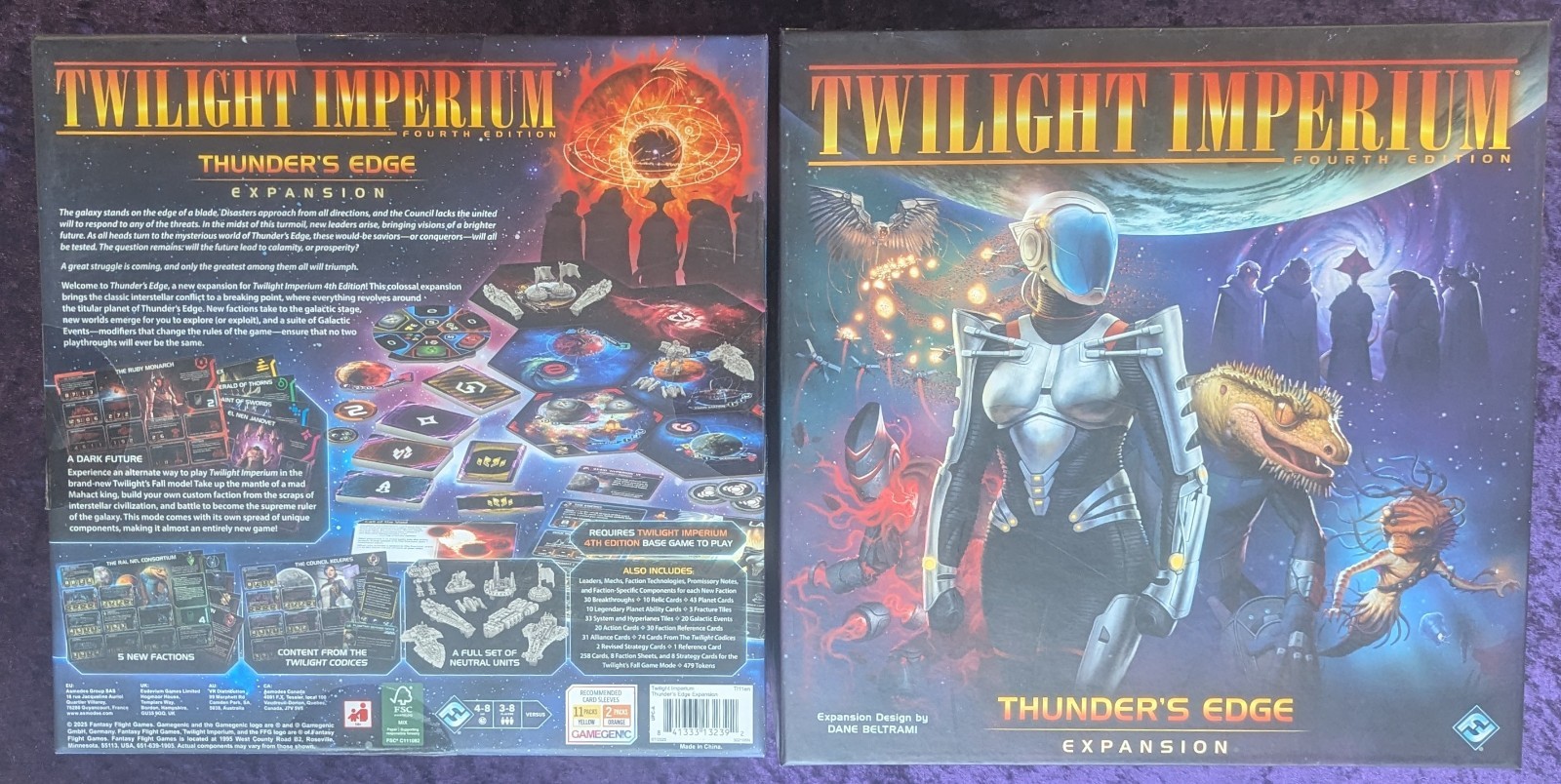 Twilight Imperium 4th edition Thunders Edge – Box & Insert Only!