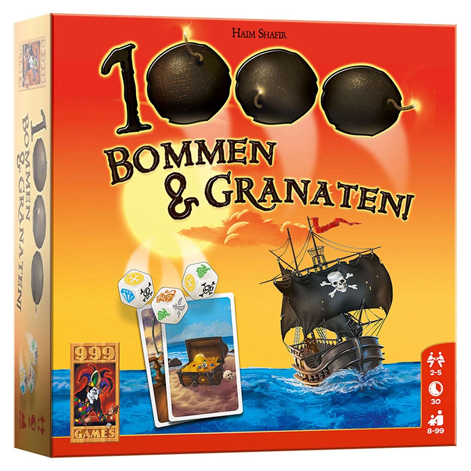 999 Games – 1000 Bombs & Grenades! Dice game – from 8 years – One of the best ga