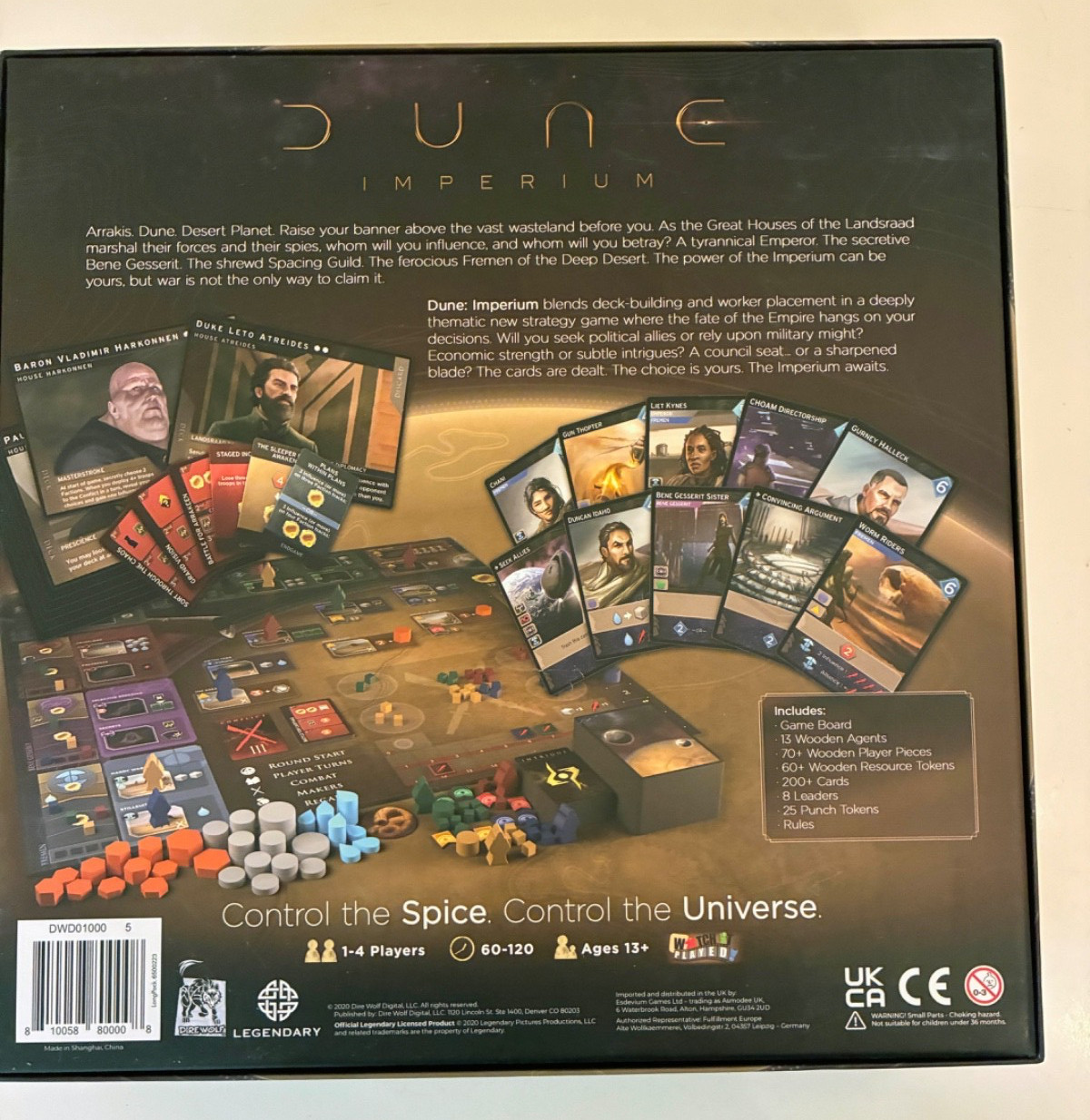 Dune Imperium Legendary Edition – Open Box – Complete – Unplayed – Dire Wolf