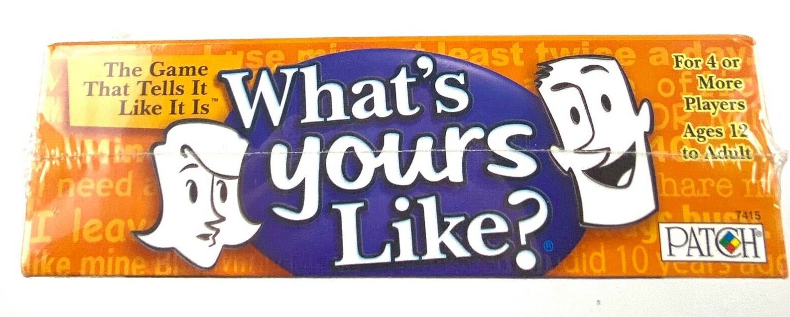 What’s Yours Like? The Game That Tells It Like It Is!