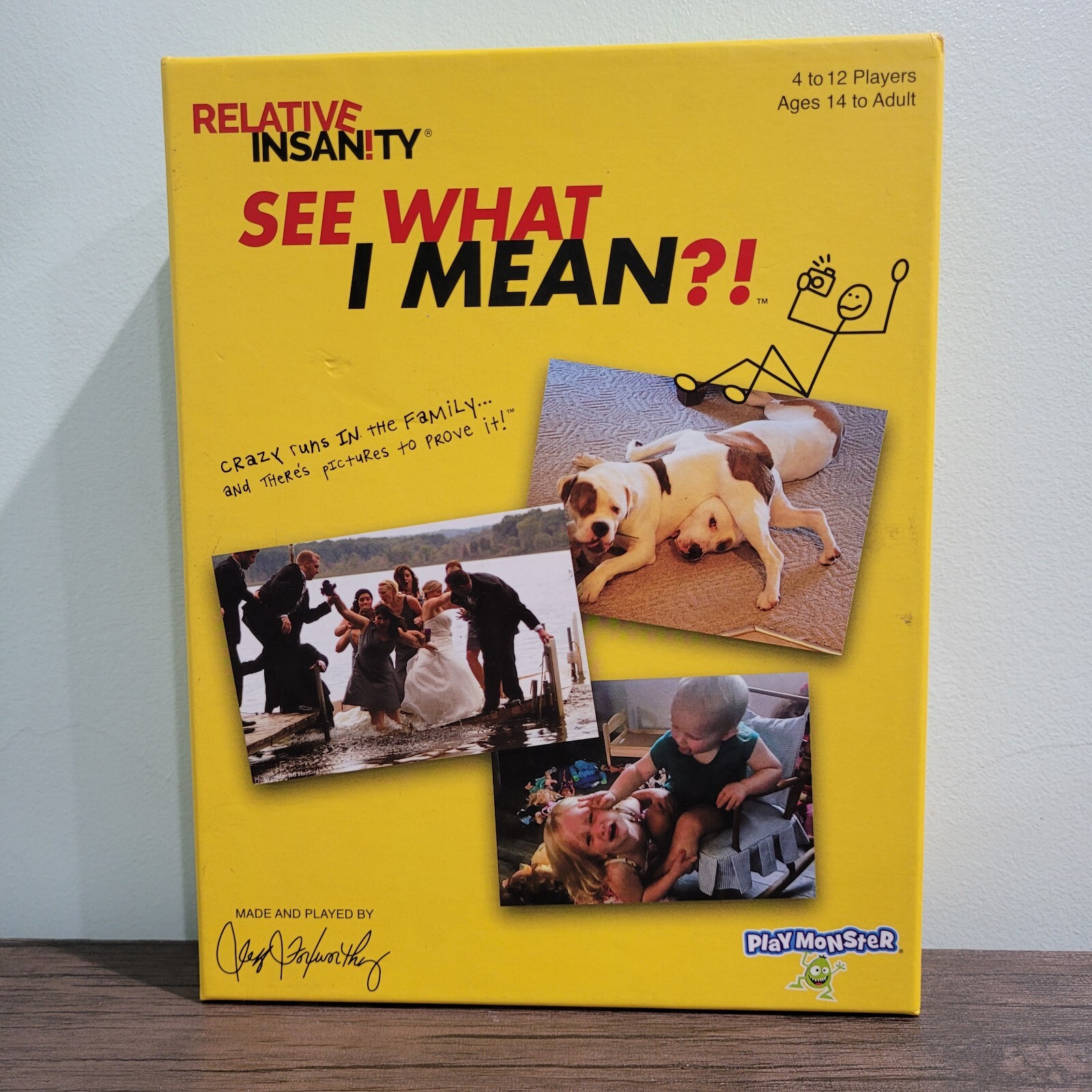PlayMonster Relative Insanity: See What I Mean?! – Party Game with Funny Phot…