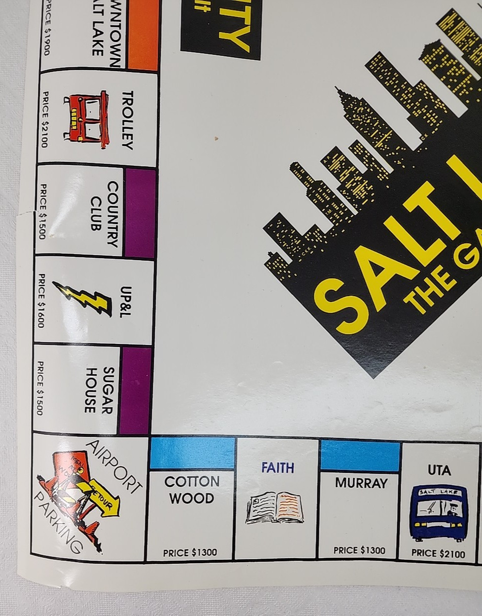 Vintage Salt Lake City The Game of Monogamy LDS Mormon Family Monopoly READ!!