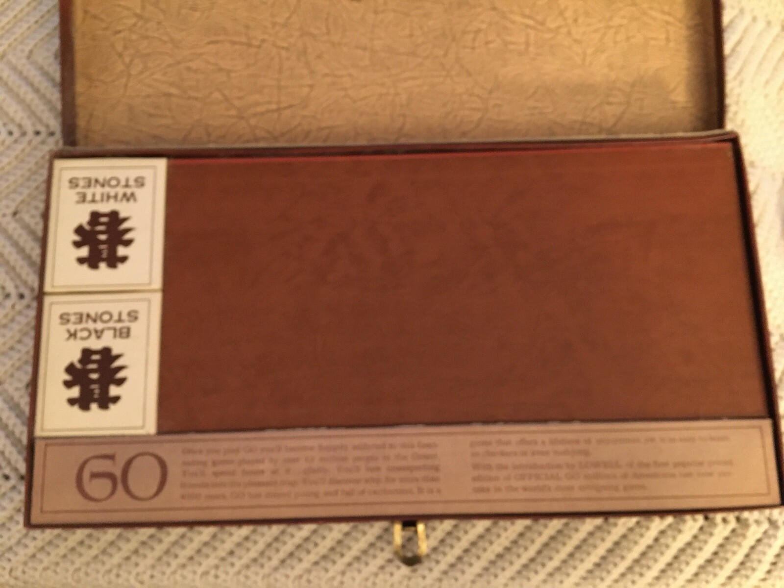GO GAME~LOWELL TOY MFG CO. ~VINTAGE CLASSIC GAME OF THE FAR EAST~OFFICIAL~USA~