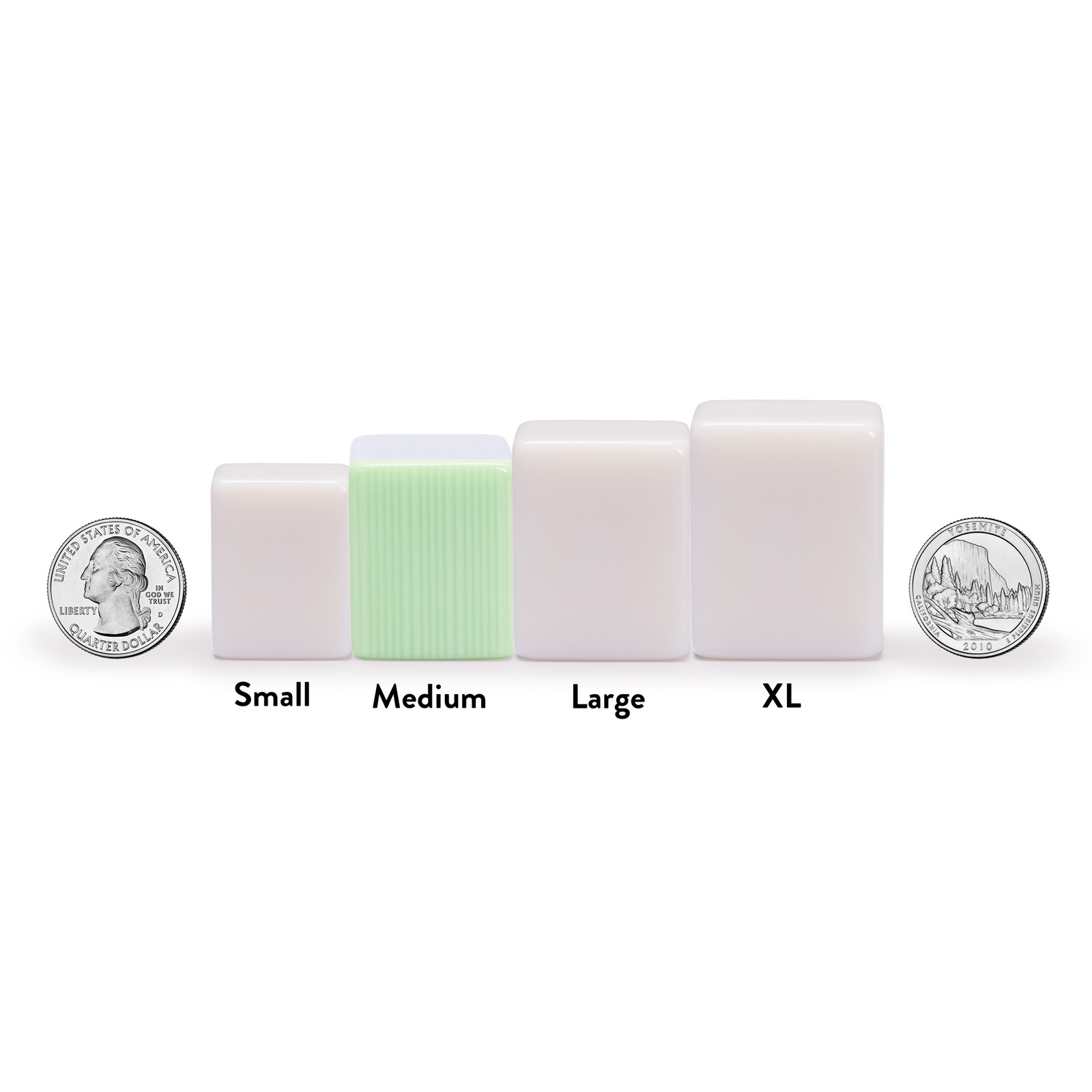 Chinese Mahjong Set, “Celadon Willow” with 146 Medium Tiles