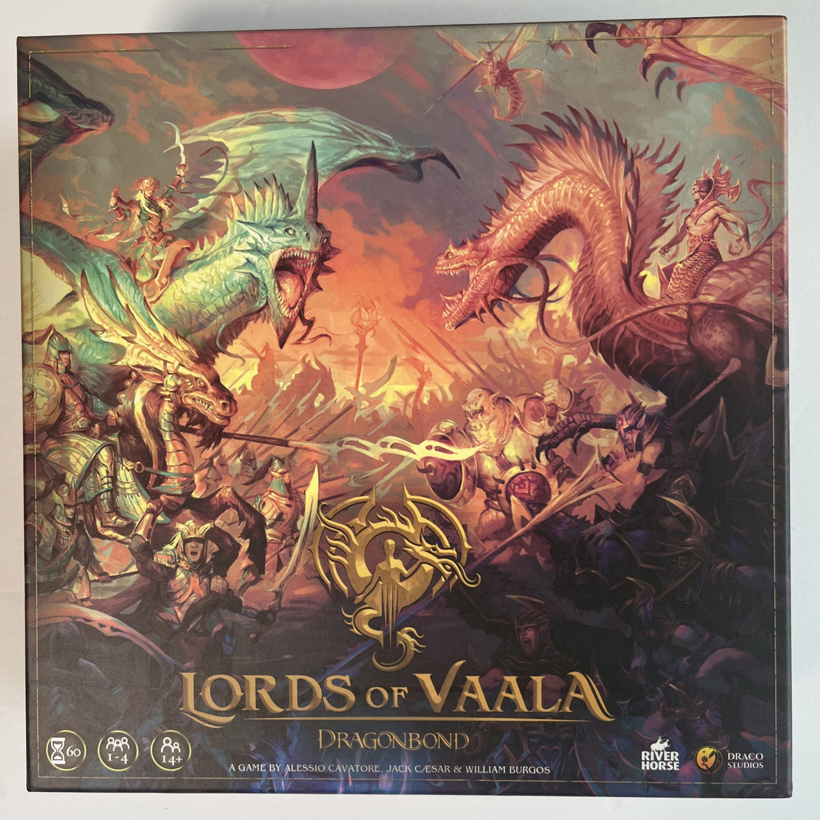 Draco Studios Dragonbond Lords of Vaala Asymmetric Strategy Board Game