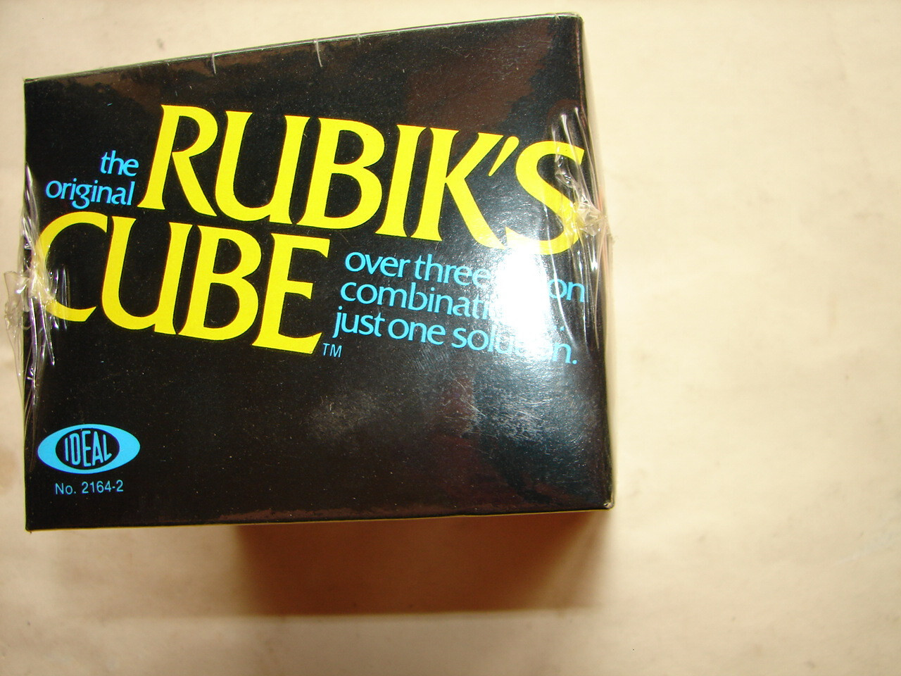 Vintage 1980 Rubik’s Cube puzzle game IDEAL 2164-2 MISP 80’s F23