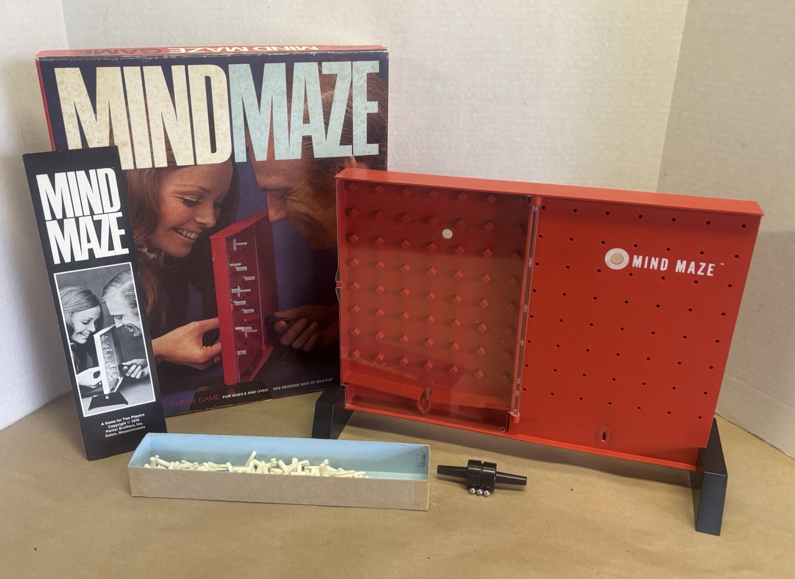 VTG MIND MAZE Game By Parker Brothers 1970 COMPLETE EUC