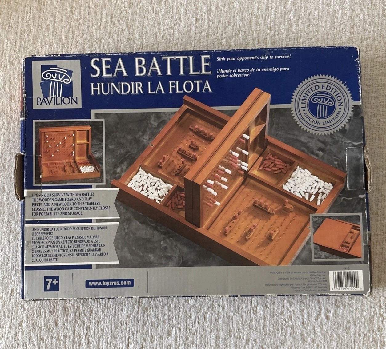 Pavilion Boardgame Sea Battle Limited Edition Game