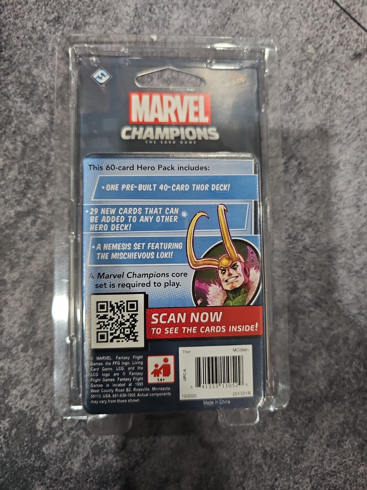 Marvel Champions The Card Game- Thor Hero Pack, Out Of Print, Brand New/Sealed!