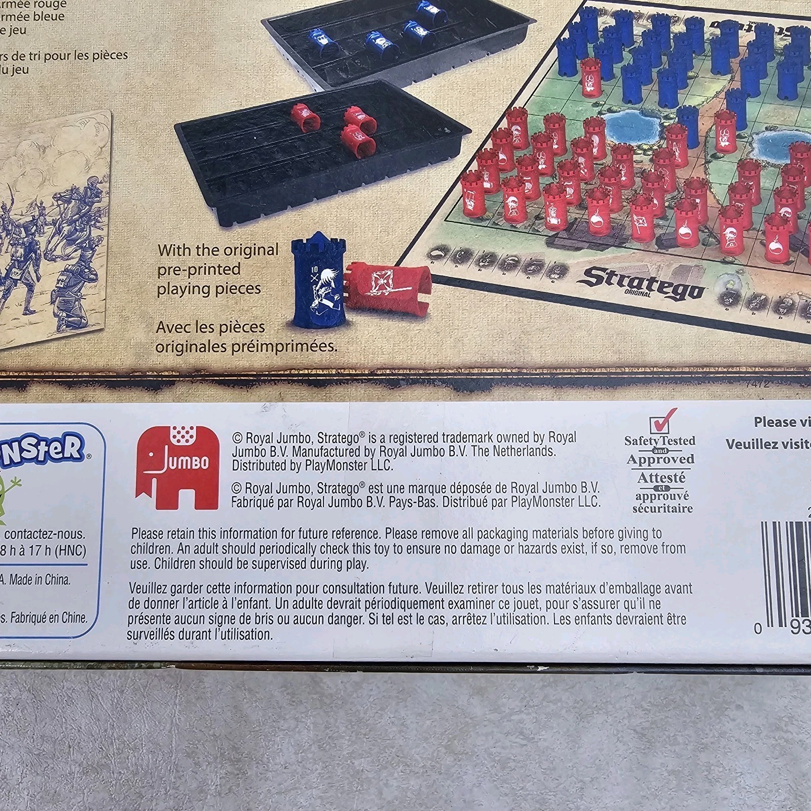 Royal Jumbo Play Monster Stratego The Original2019 Board Game Complete Pre-owned