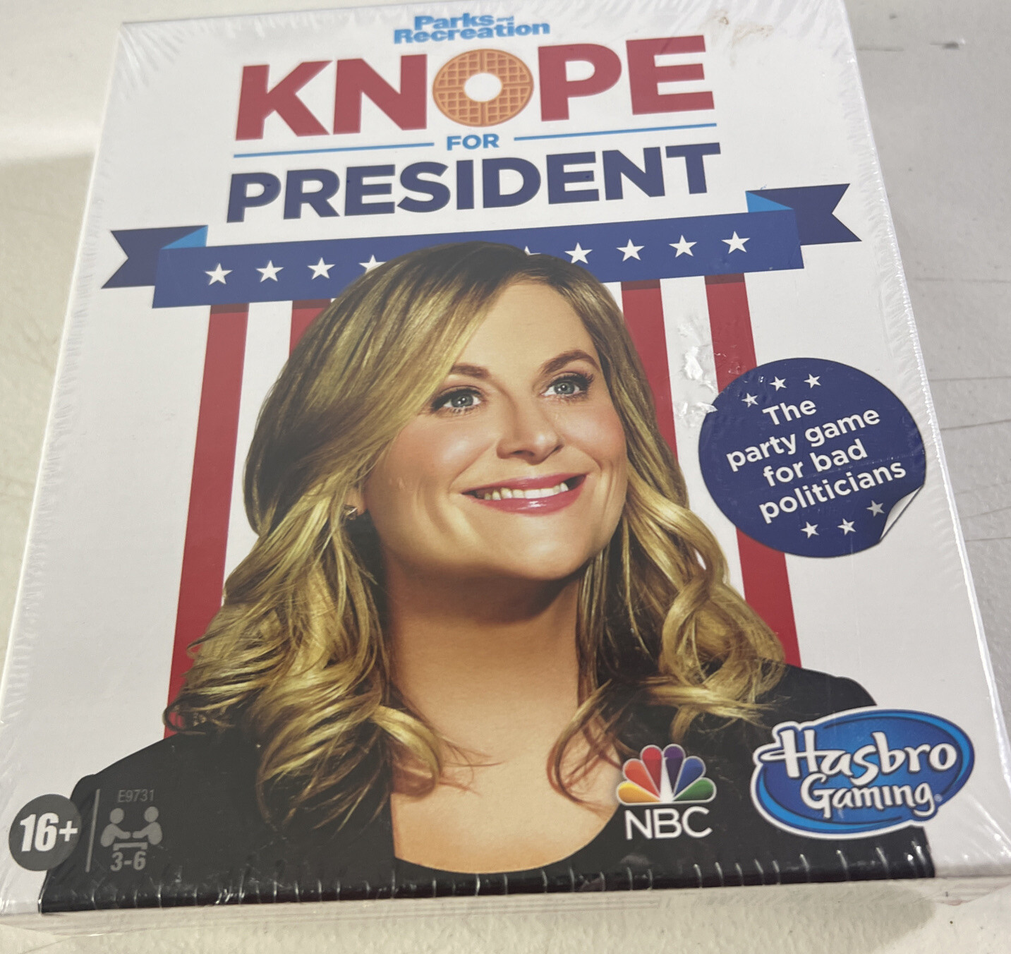 NEW Hasbro Parks & Recreation Party Card Game KNOPE For President 2020