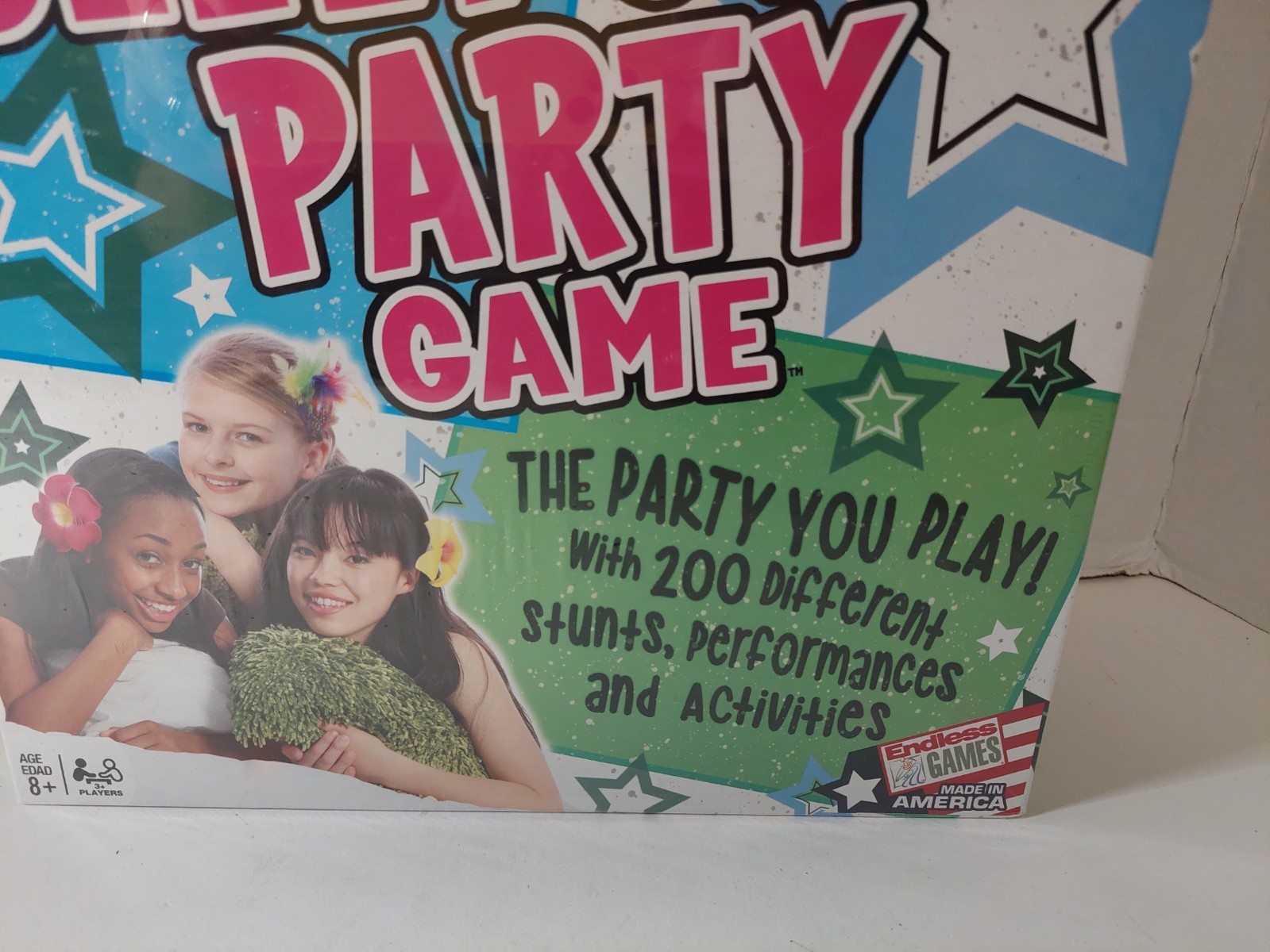 Sleepover Party Board Game Girls With 200 Different Activities 8+ New Sealed