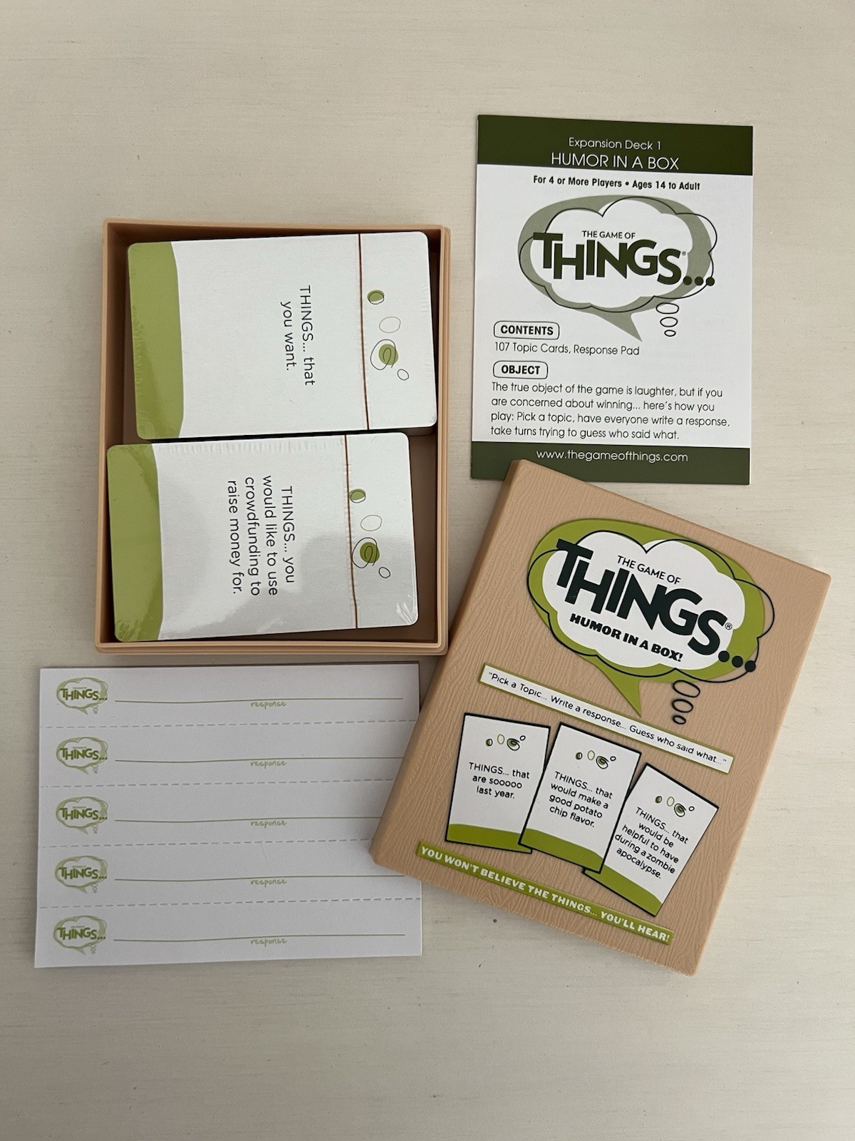 Playmonster The Game Of Things Humor In A Box! – Expansion Pack