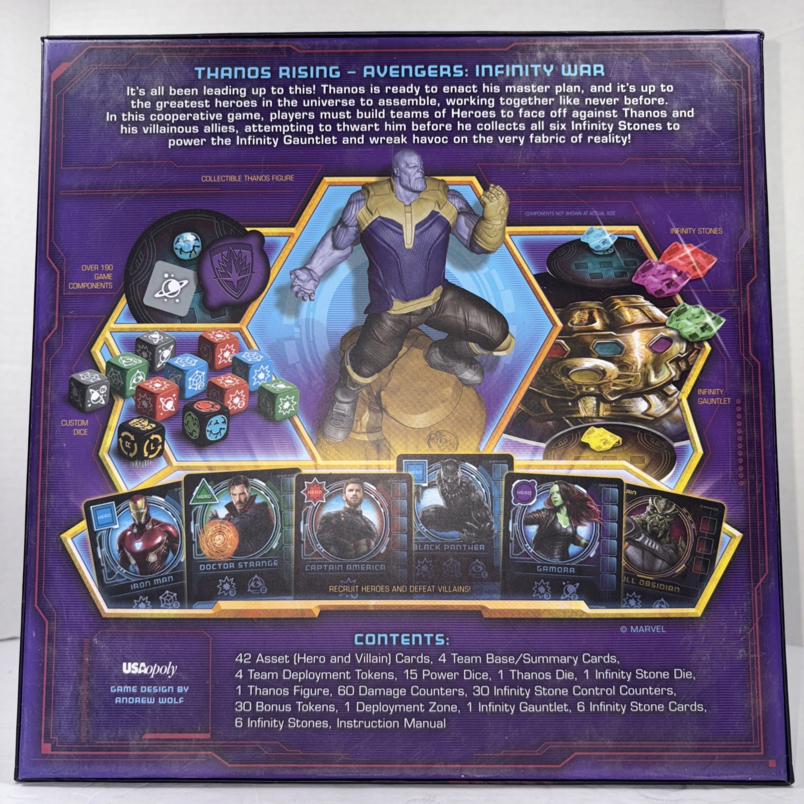 Thanos Rising Avengers Infinity War Board Game Marvel Strategy New