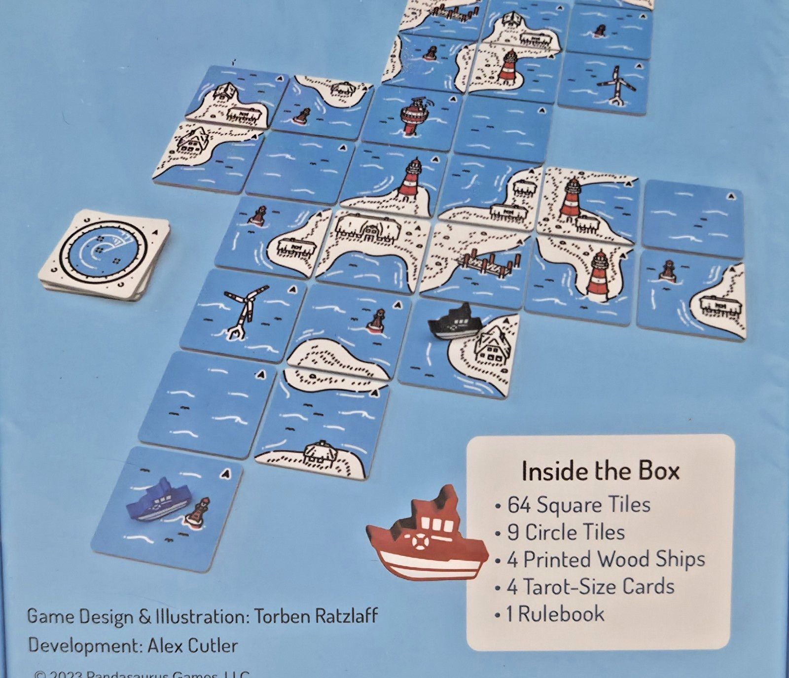 NEW Beacon Patrol Game Nautical Tile Placement Cooperative Strategy FREE SHIP