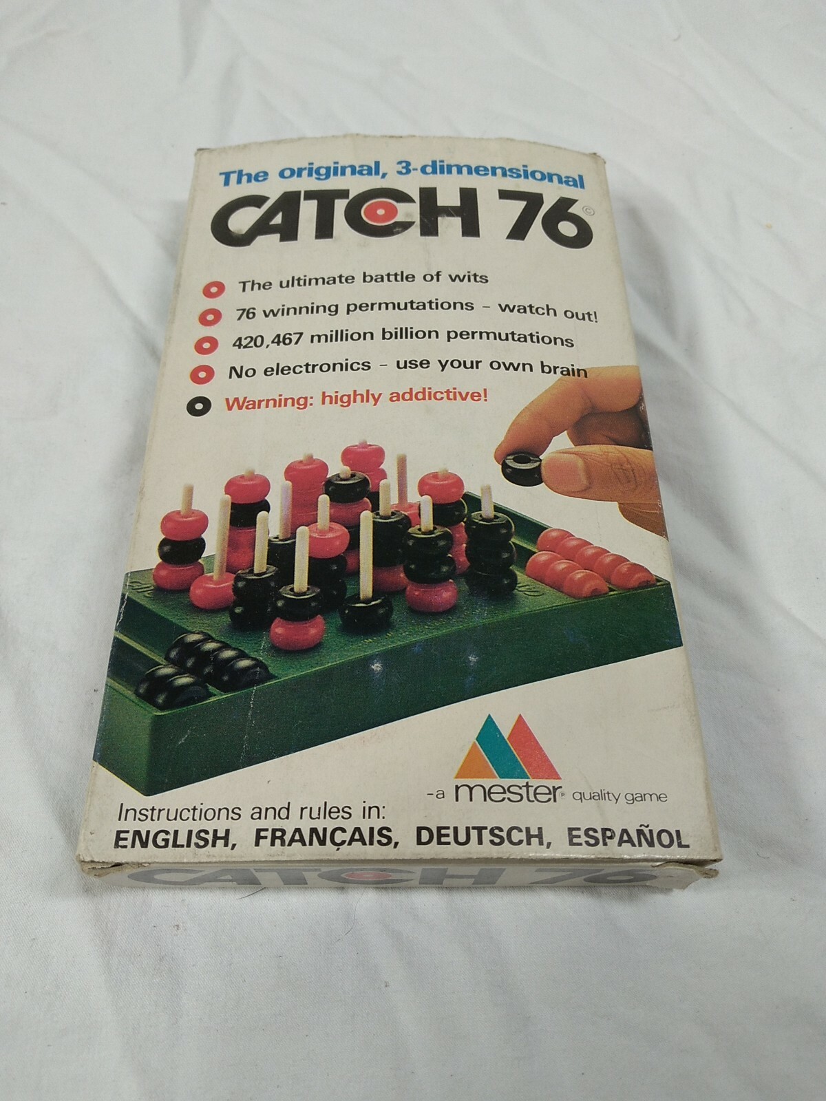 Catch 76 Game Mester 1981 “Battle of Wits” Intelligent 3 Dimensional Vintage