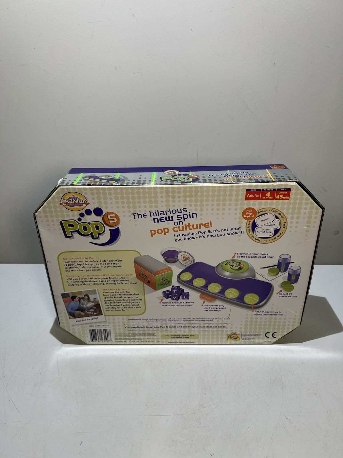 NEW Cranium Pop 5 Adult Pop Culture Trivia Console Board Game SEALED